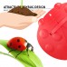 GardenHOME Lady Bug Shaped Large Garden and Yard Leaf Scoops/Hand Rakes. Multiuse, Leaves and Garbage Trash Pick-Up (1 Pair = 2 Leaf Scoops)   